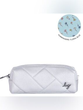 Lug Jib Matte Luxe Vegan Leather. Metallic Silver. NWT